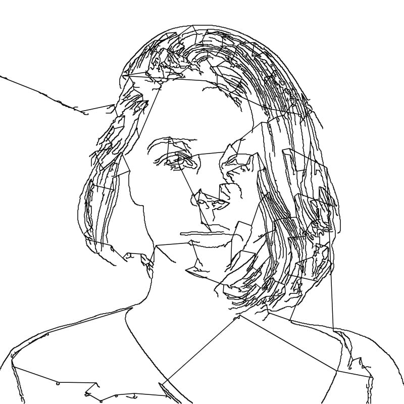 Gratis Eenlijn Tekening Generator — Foto naar Doorlopende Lijn Kunst — Na